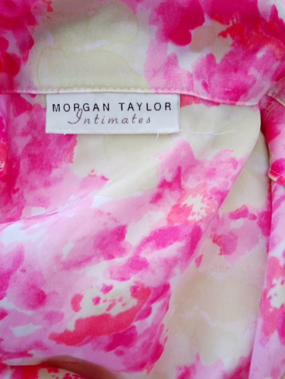 Morgan Taylor Pink and Cream Floral Button-Down Shirt - Picture 6 of 6